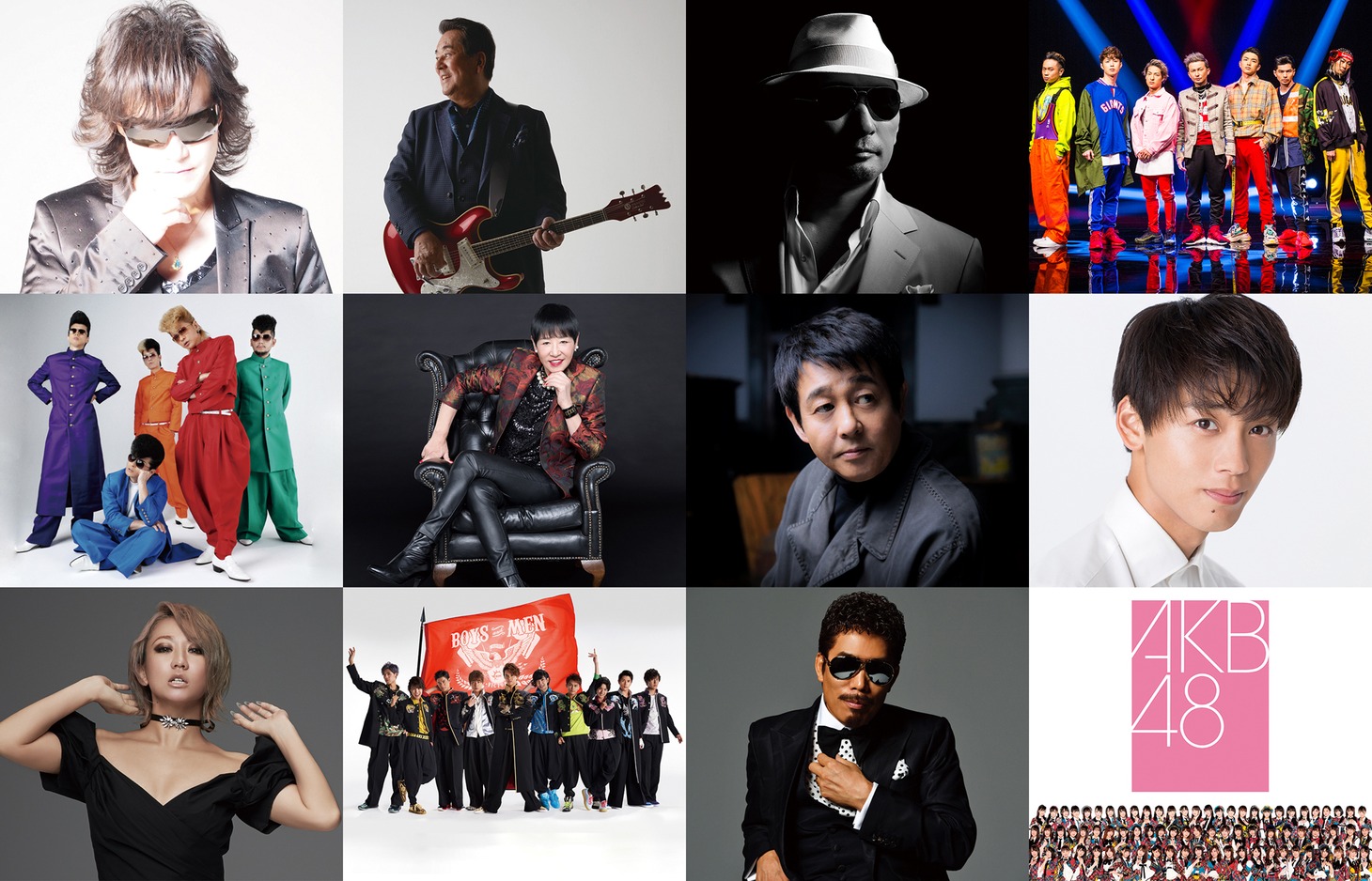 「AKIKO WADA 50th ANNIVERSARY『WADA fes.』～断れなかった仲間達～」出演アーティストより。