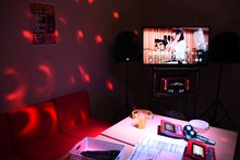 「クリープハイプのすべ展～歌詞貸して、可視化して～」の様子。