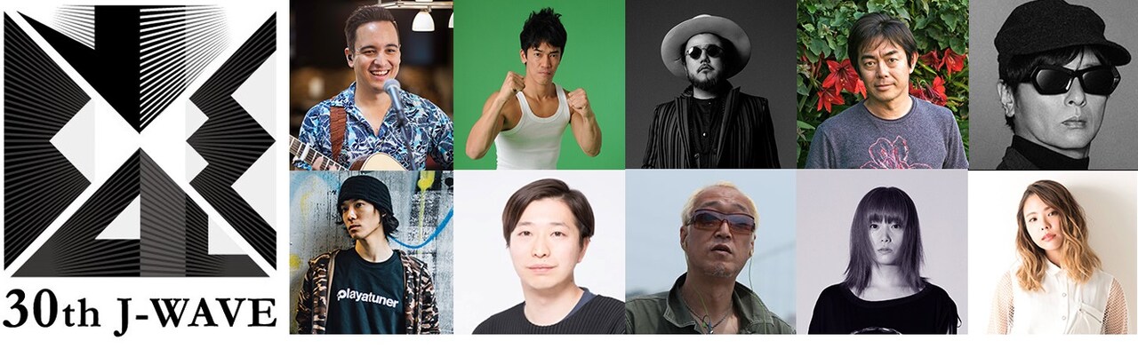 J-WAVE 10月新編成プログラム告知ビジュアル