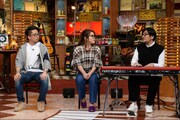 左からzopp、藤林聖子、冨田ラボ。(c)テレビ朝日