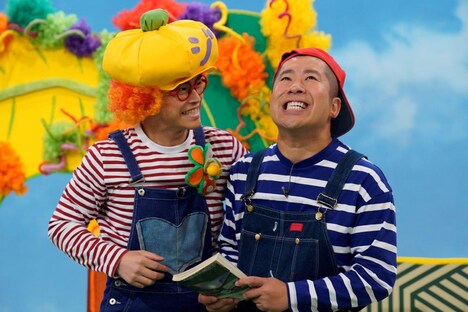 勝地涼扮するジミー（左）とハライチ澤部扮するお兄さん（右）。