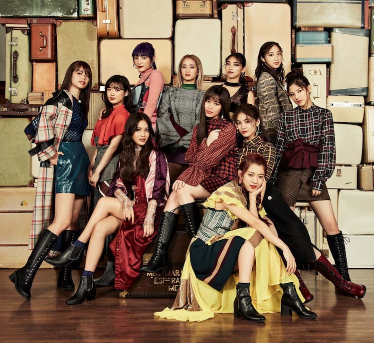 E-girls選曲のプレイリストをAWAで公開、テーマは「困難に立ち向かう 