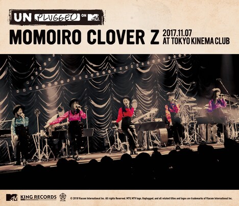 ももいろクローバーZ「MTV Unplugged:Momoiro Clover Z」Blu-rayジャケット