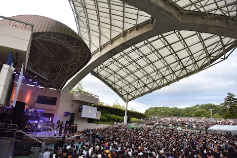 私立恵比寿中学「エビ中 秋空と松虫と音楽のつどい 題して『ちゅうおん』2018」の様子。