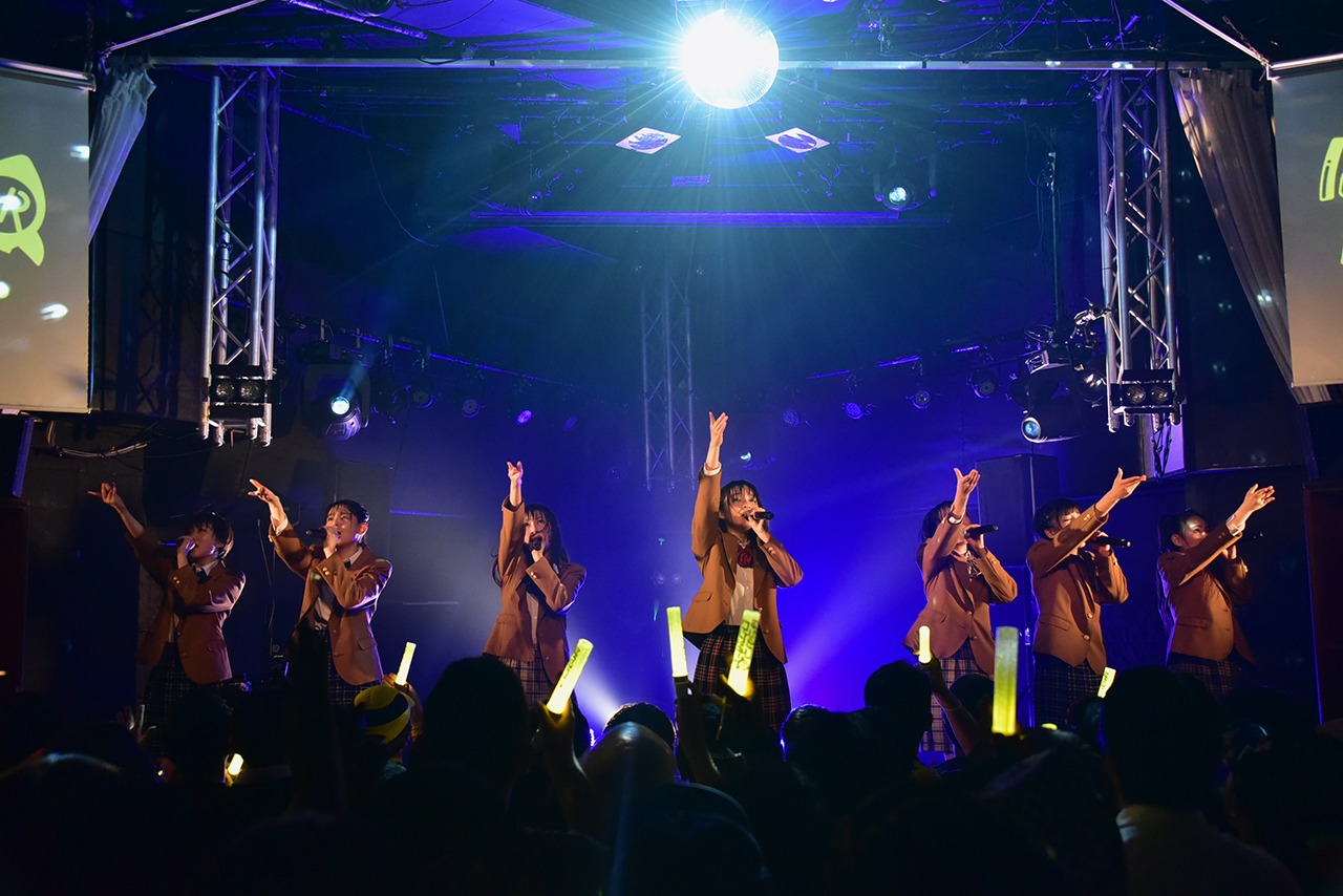 「はちみつロケット 1st ワンマンライブ H.R.HONEY♪～明日何してる？渋谷に行こうよ！～」第2部の様子。