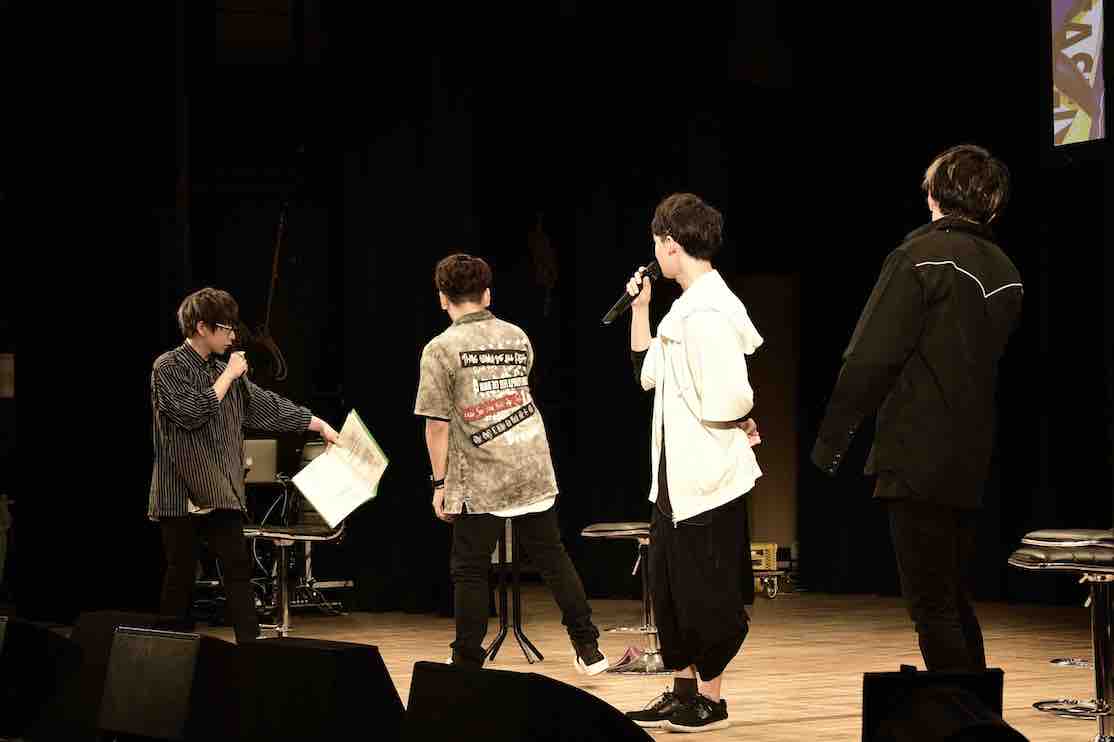 人気画像7位は「浦島坂田船が私服でファンミ『皆さんが応援し続ける限り、永久に続いていきます』」より、浦島坂田船「浦島坂田船V-enus発売記念＆ファン感謝祭！」の様子。（撮影：小松陽祐［ODD JOB］）