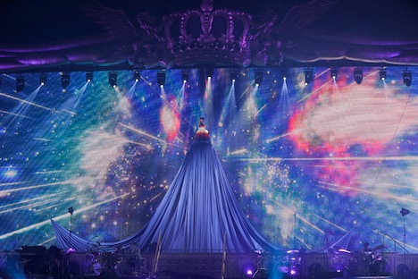 水樹奈々のステージの様子。(Photo by hajime kamiiisaka)