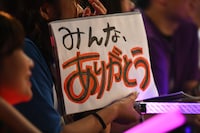 スケッチブックでベボガ！への感謝を伝えるベボ女。