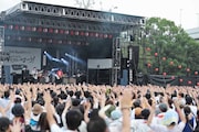 KANA-BOON「ヨイサヨイサのただいまつり!2018 in 堺」の様子。(Photo by gentahisada)
