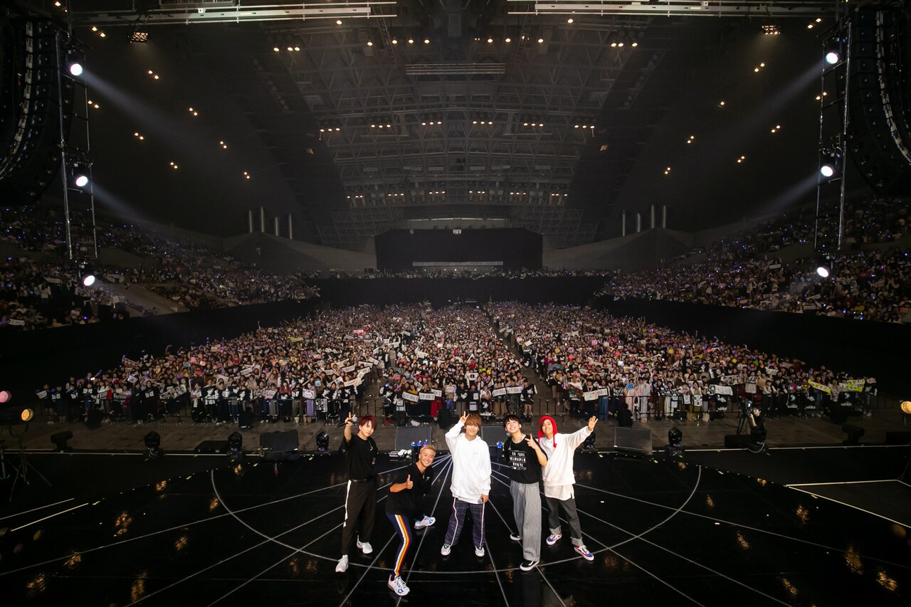 「Da-iCE 5th Anniversary Tour - BET -」千葉・幕張イベントホール公演の様子。