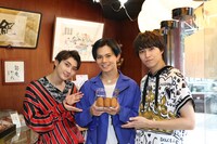 麻布十番ロケの様子。