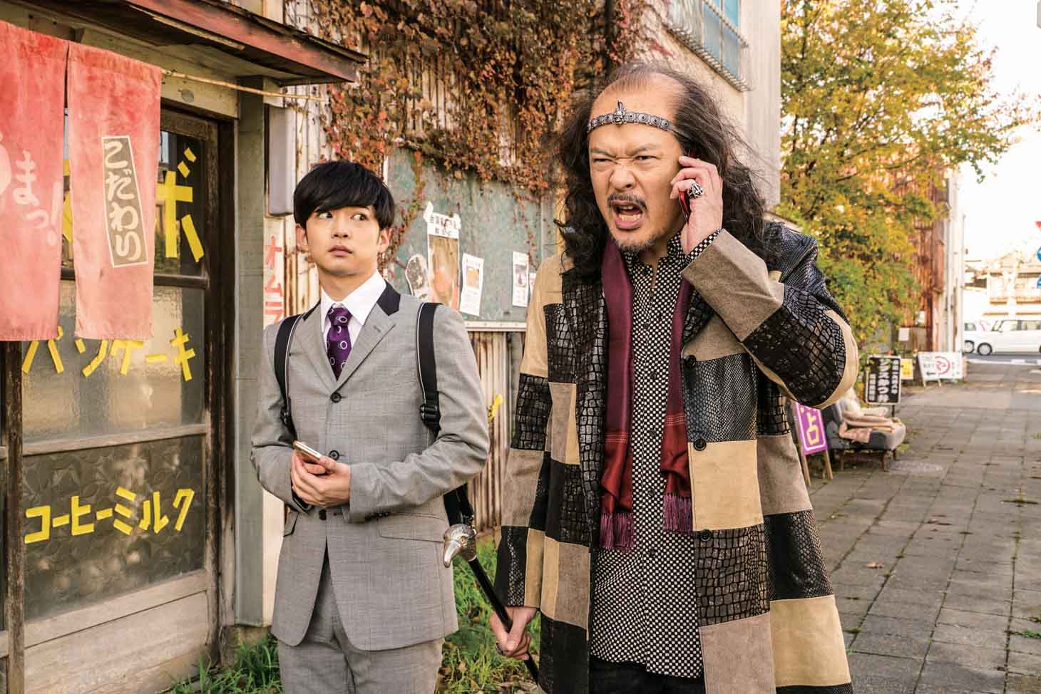 映画「音量を上げろタコ！なに歌ってんのか全然わかんねぇんだよ!!」のワンシーン。