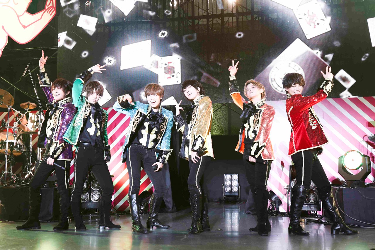 風男塾「FUDAN10KU LIVE 10th ANNIVERSARY FINAL～風歌番付～」の様子。