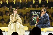 CM「【モンスト 5 周年】 映画館でヤバババーン」撮影の様子。