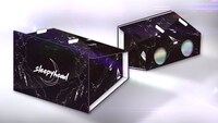 sleepyhead「共存半月」の会場で配布されるVRゴーグルのサンプル画像。