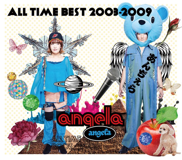 atsuko（Vo）がコラージュした「All Time Best 2003-2009」のジャケット。