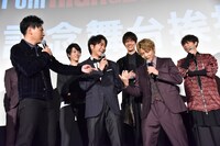 「DTC-湯けむり純情篇-from HiGH&LOW」舞台挨拶の様子。