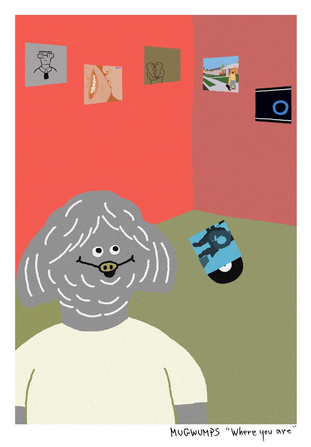 「Where You Are」ポストカードデザイン