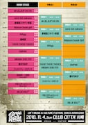 「LOFT MUSIC & CULTURE FESTIVAL 2018 in KAWASAKI」タイムテーブル