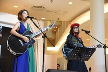 Rihwaと大場英治。