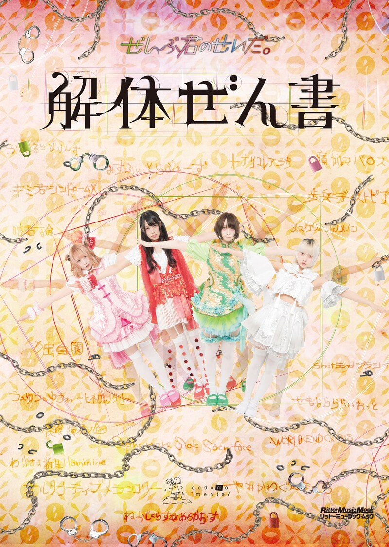 ぜんぶ君のせいだ。「ぜんぶ君のせいだ。解体ぜん書」表紙