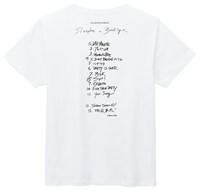 完全生産限定盤に封入されるTシャツの裏面。