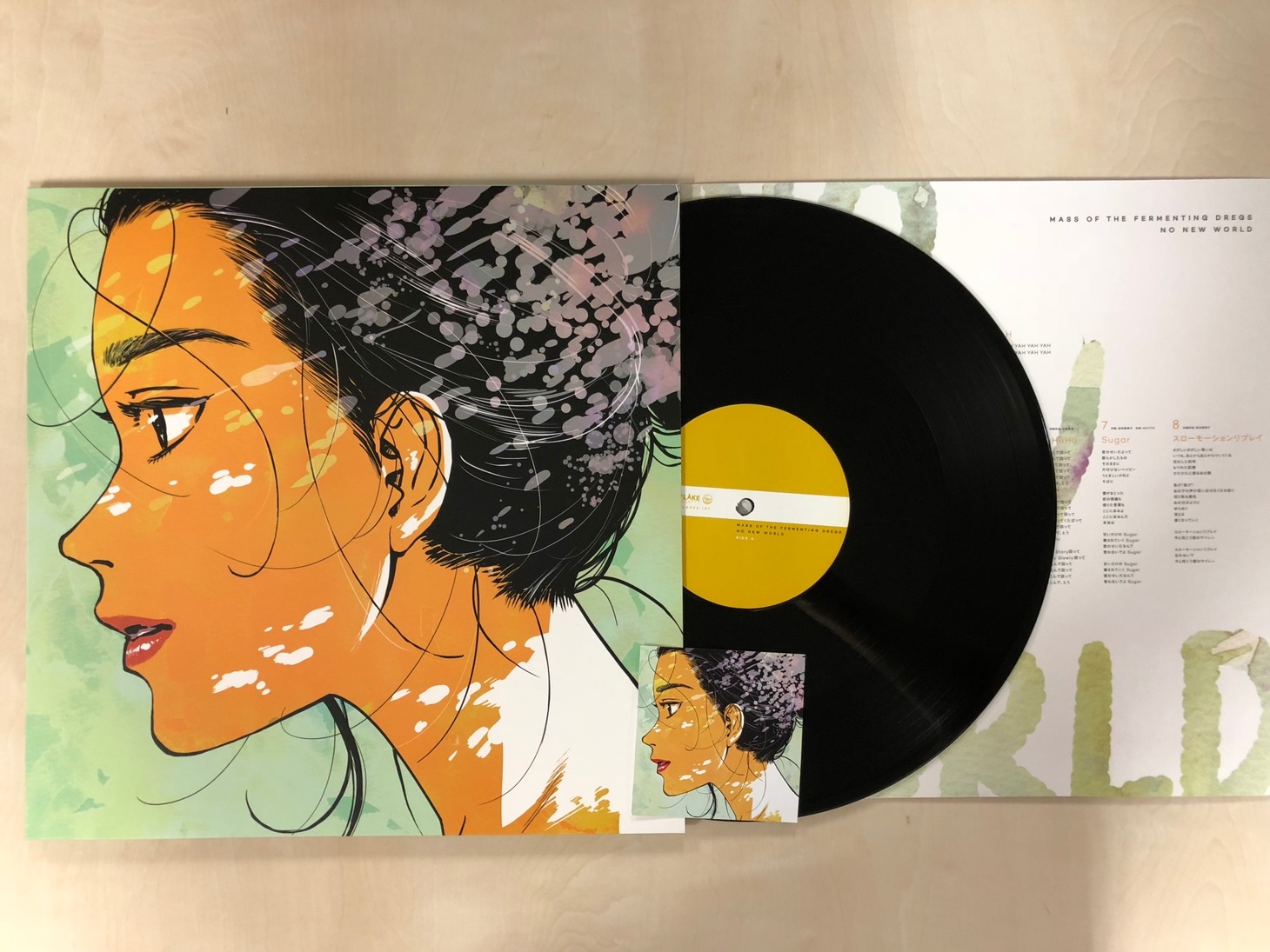 MASS OF THE FERMENTING DREGS「No New World」アナログ盤イメージ