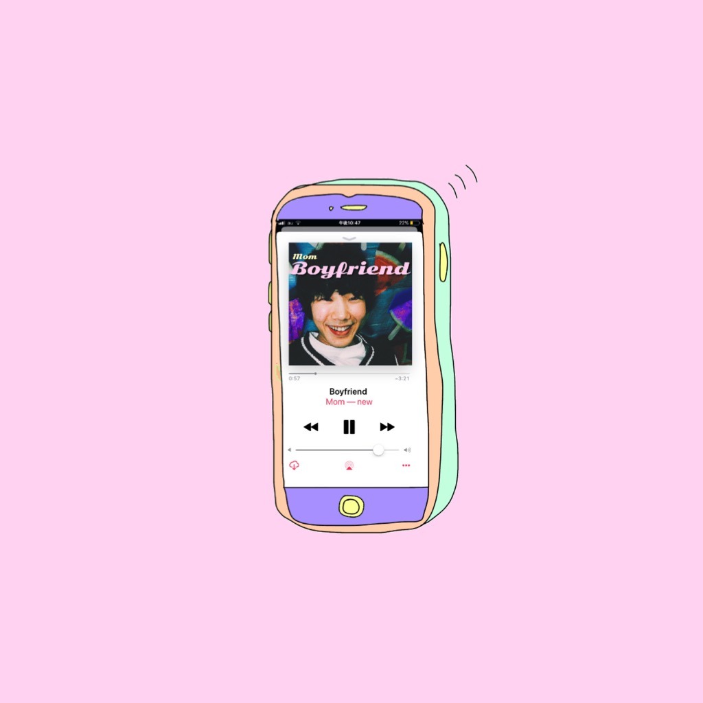 Mom「Boyfriend」配信ジャケット