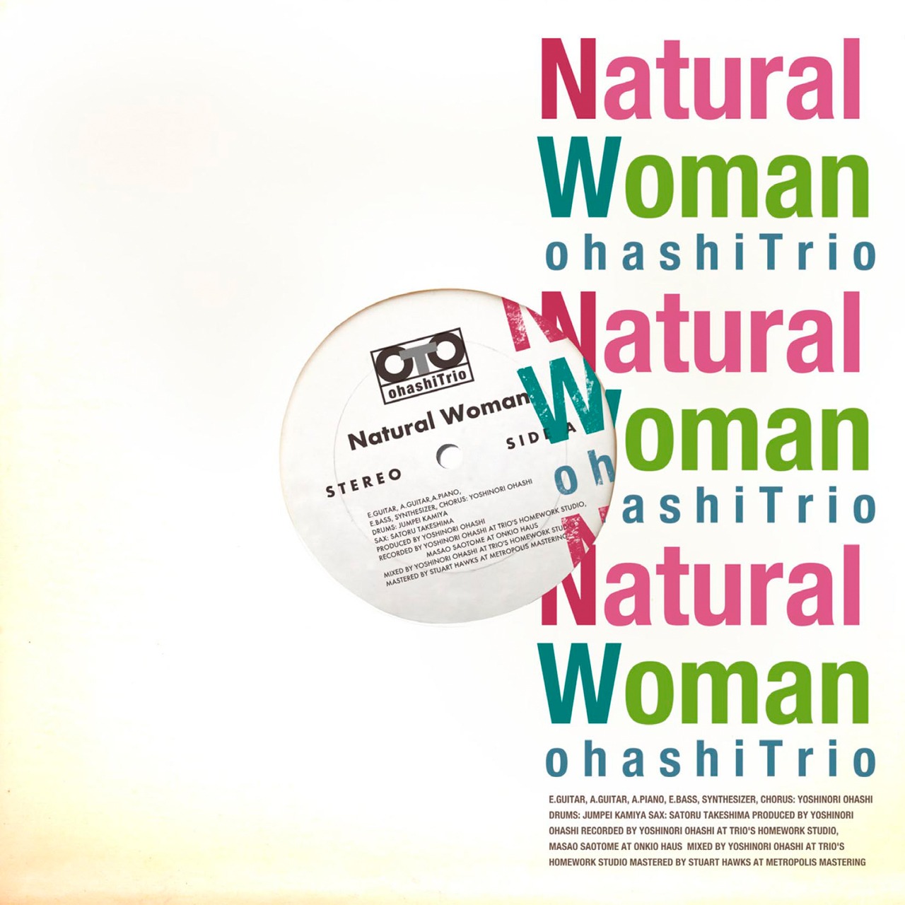 大橋トリオ「Natural Woman」配信ジャケット