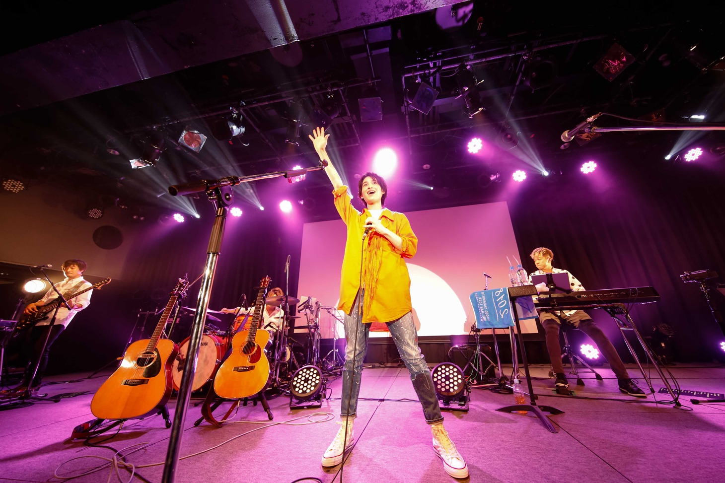 阪本奨悟「阪本奨悟 ワンマンツアー2018 SPROUT～綿毛の宴～」東京・ラフォーレミュージアム原宿公演の様子。（撮影：木村泰之）