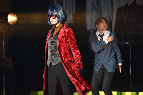 舞台「七色いんこ」公開稽古より。