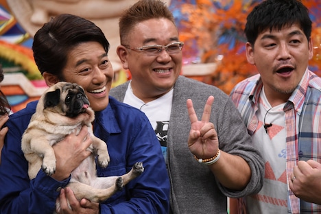 左から坂上忍、サンドウィッチマン。