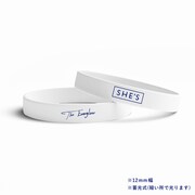 SHE'S「The Everglow」完全数量限定盤付属ラバーバンドデザイン