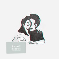 mabanua「Blurred」アナログジャケット