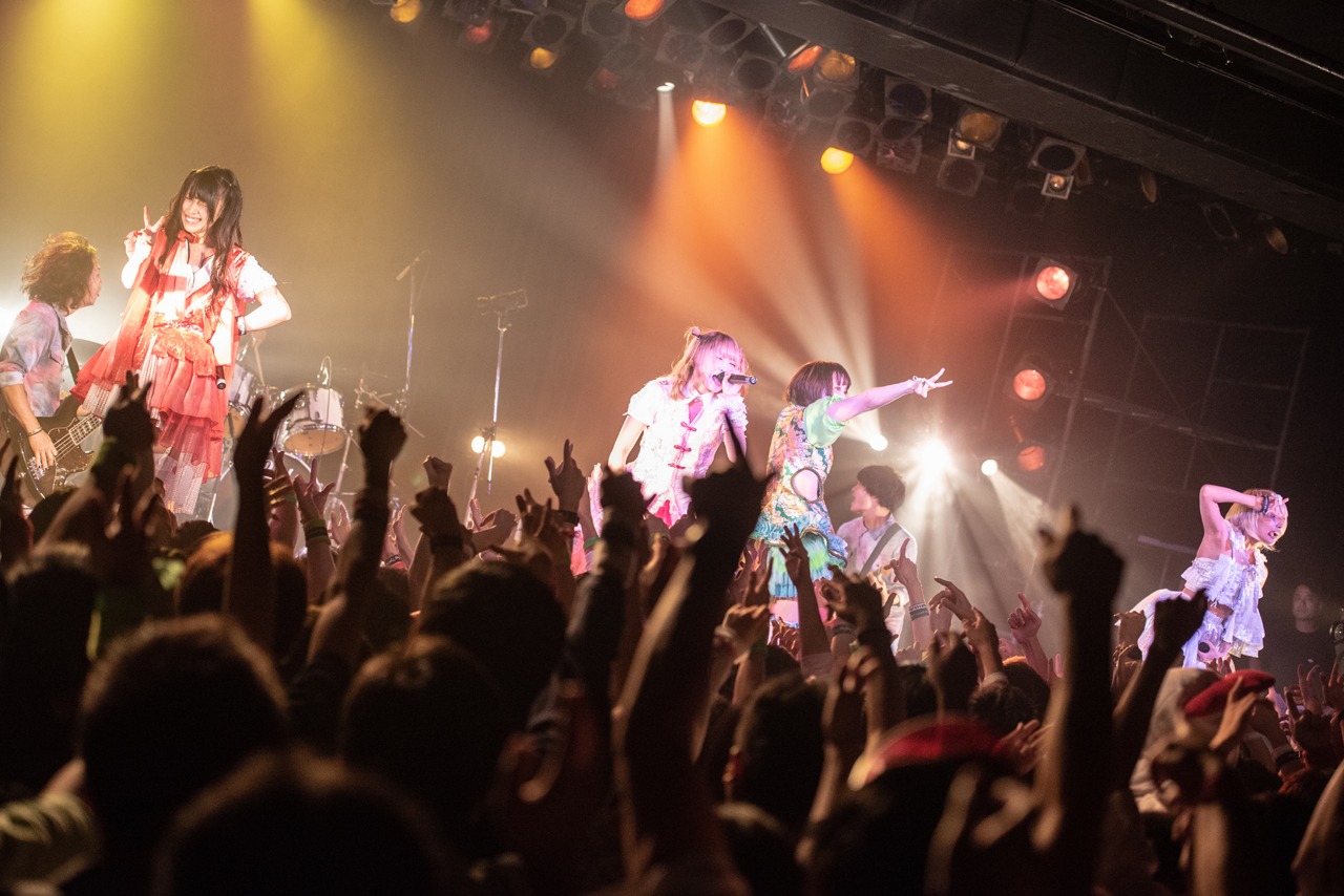 ぜんぶ君のせいだ。「おぼろばんからからーTOUR」最終公演の様子。（撮影：関上貴也）