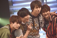 左からタクヤ、ユースケ、タカシ、ユーキ。