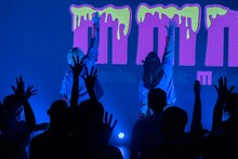 Malcolm Mask McLaren「新体制お披露目FREEライブ」の様子。（写真提供：エイジアプロモーション）