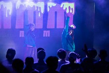 Malcolm Mask McLaren「新体制お披露目FREEライブ」の様子。（写真提供：エイジアプロモーション）