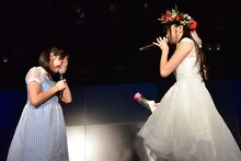 左から戸羽望実、阿部かれん。