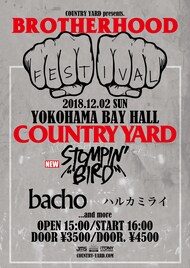COUNTRY YARD主催「BROTHERHOOD FESTIVAL」にSTOMPIN' BIRD