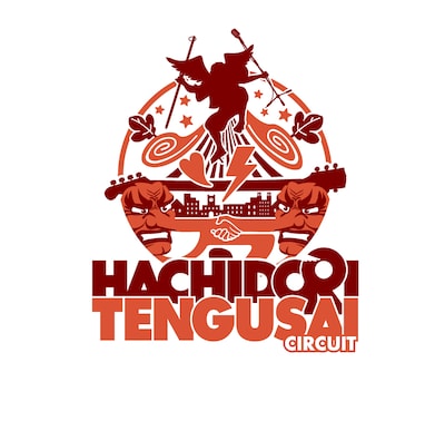 「HACHIDORI天狗祭サーキット」ロゴ
