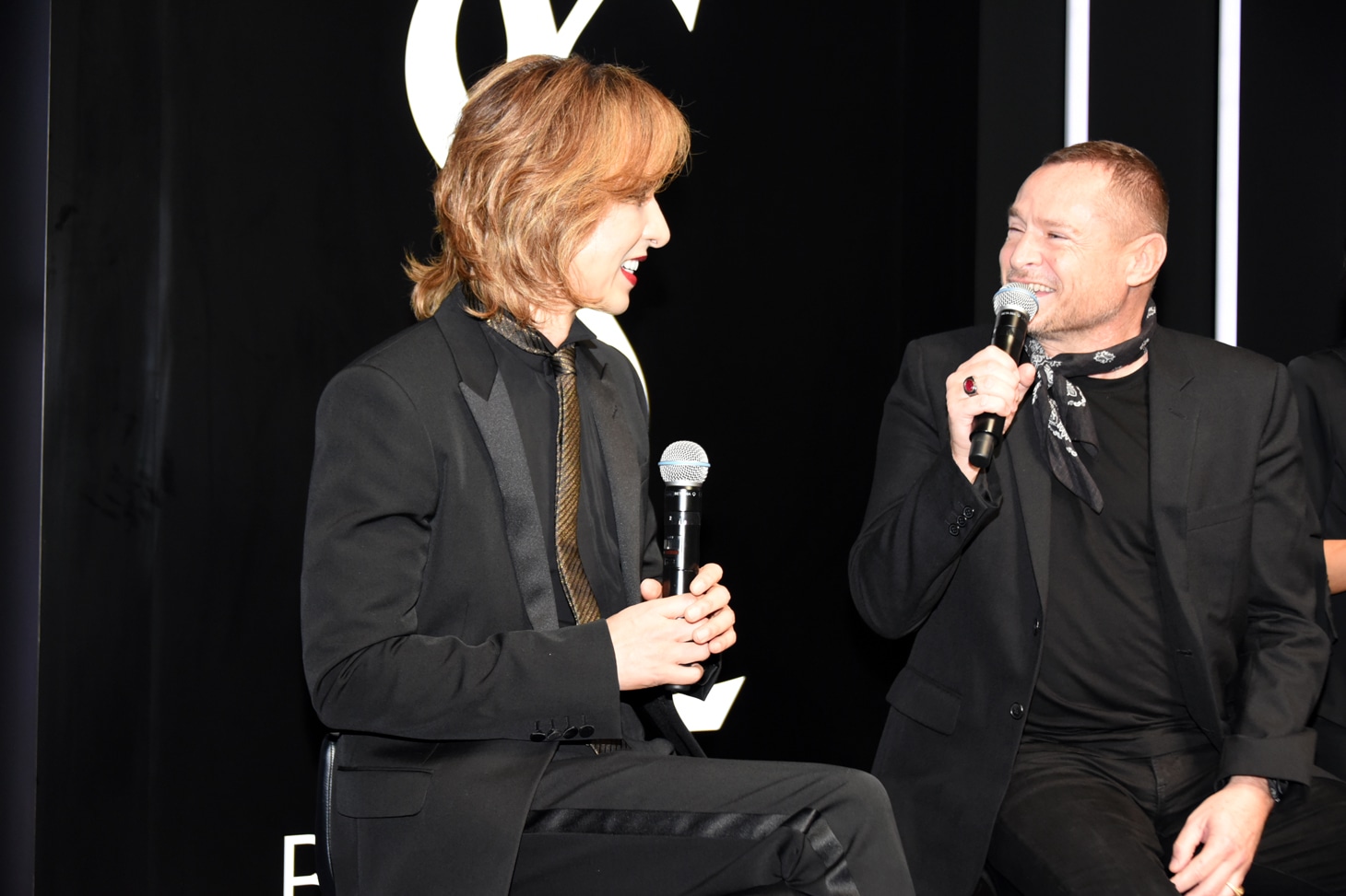 YOSHIKIとトム・ペシュー氏。