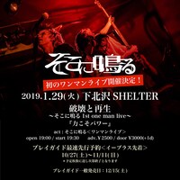 「破壊と再生～そこに鳴る1st one man live～『力こそパワー』」告知画像