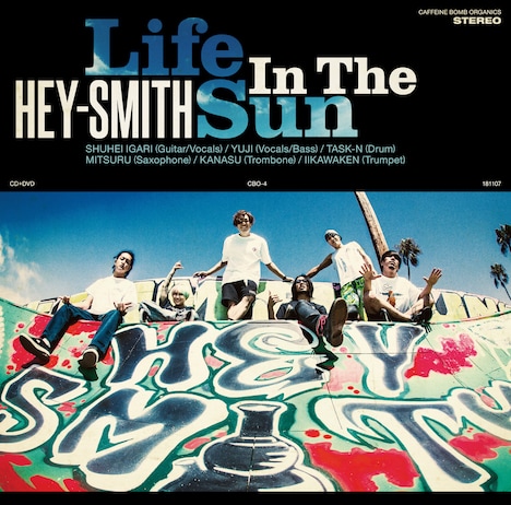 HEY-SMITH「Life In The Sun」初回限定盤ジャケット
