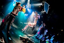 ゆるめるモ！「ゆるめるモ！の酔拳ツアー～カースト スペック どん底でもやる そんな僕らの戦い方～」兵庫・MUSIC ZOO KOBE 太陽と虎公演の様子。（Photo by shinz）