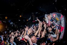 ゆるめるモ！「ゆるめるモ！の酔拳ツアー～カースト スペック どん底でもやる そんな僕らの戦い方～」兵庫・MUSIC ZOO KOBE 太陽と虎公演の様子。（Photo by shinz）