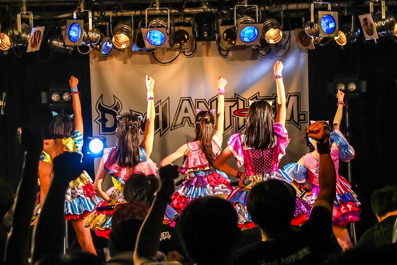 Devil ANTHEM.新体制初ライブの様子。（写真提供：エイジアプロモーション）