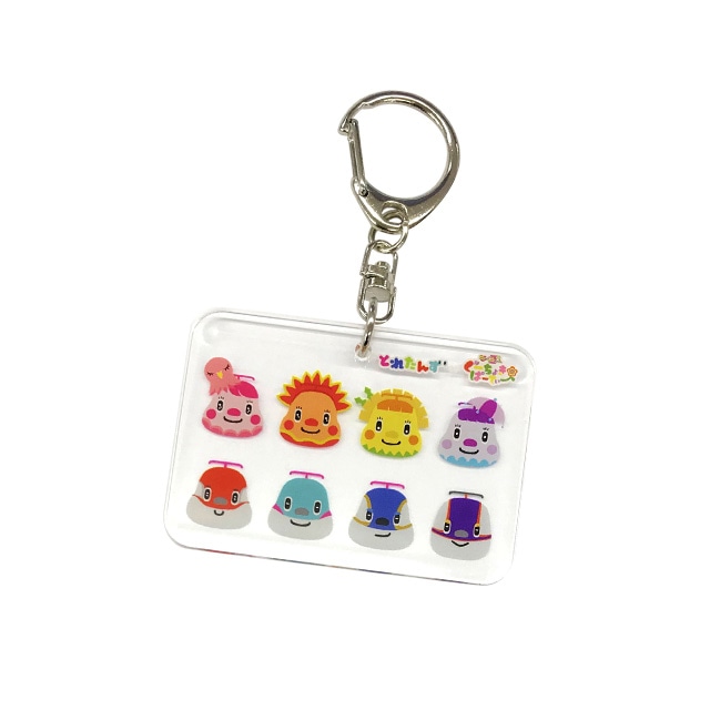 ももくろちゃんZ×とれたんずのアクリルキーホルダーデザイン。