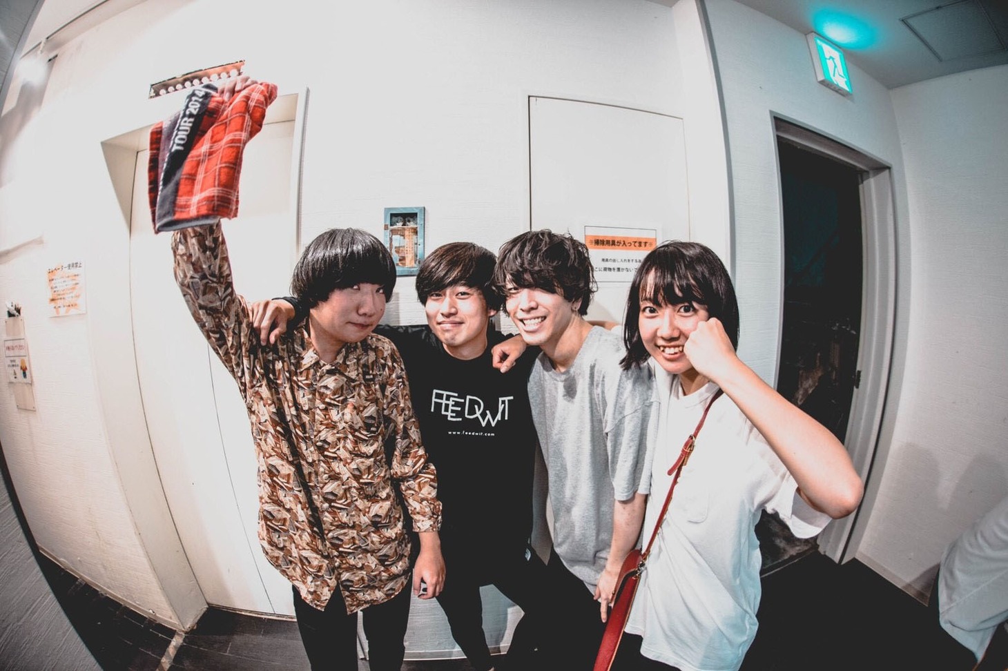 大阪・ミナミエリアで開催されたライブサーキットイベント「Eggs presents FM802 MINAMI WHEEL 2018」の10月8日の公演に出演したFEEDWIT。（写真提供：JIJI INC.）