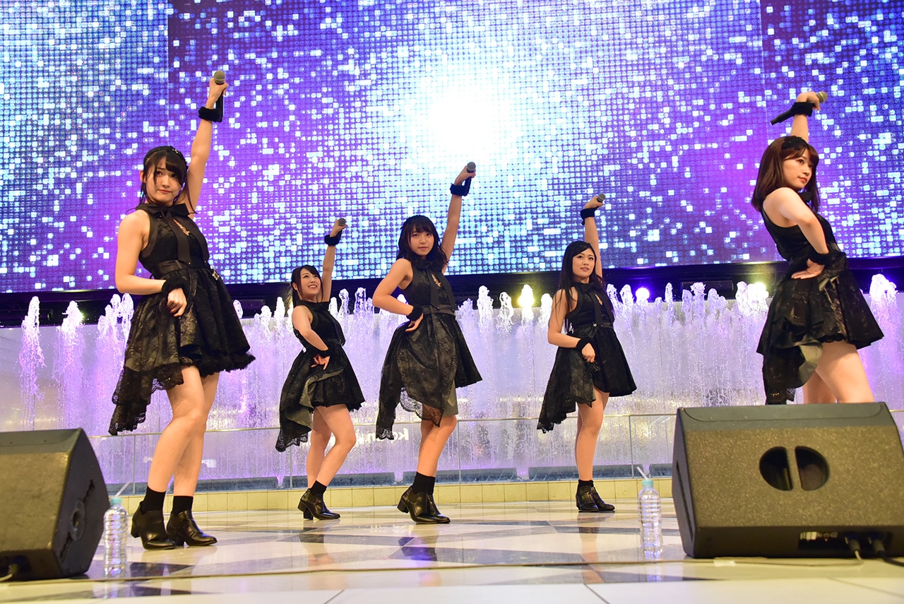 転校少女*「Star Light」リリース記念イベントの様子。